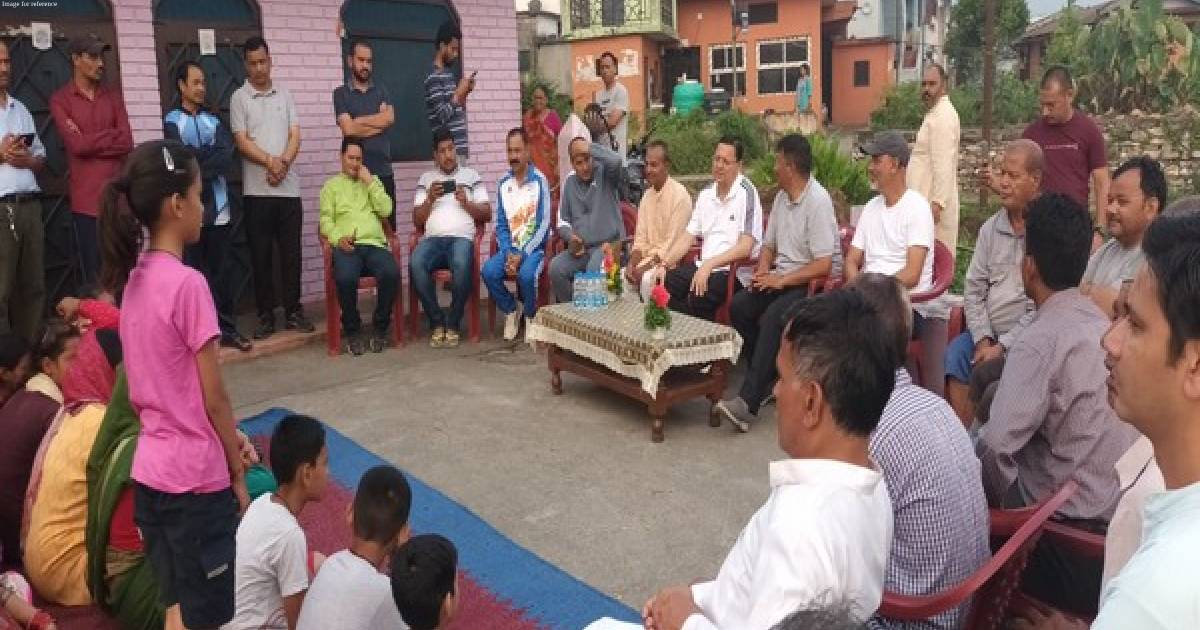 Uttarakhand: CM Dhami interacts with public, seeks votes for BJP ahead of Bageshwar bypoll